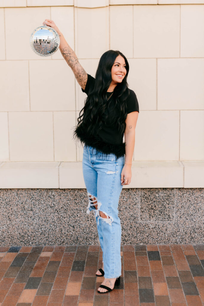 Hairstylist headshot Indianaplis.