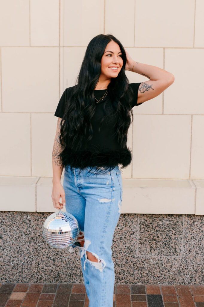 Hairstylist headshot in Indy