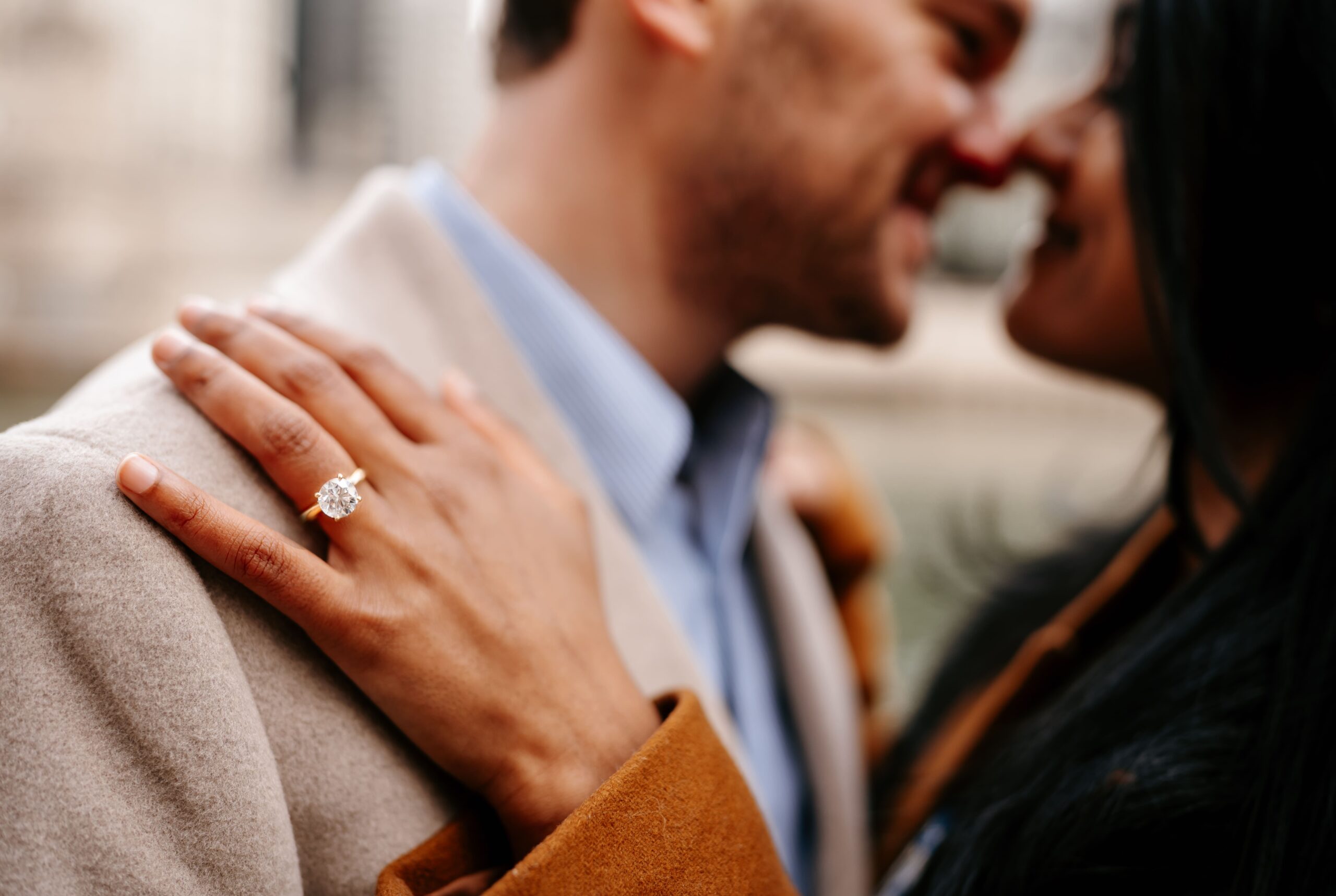chicago riverwalk engagement photo