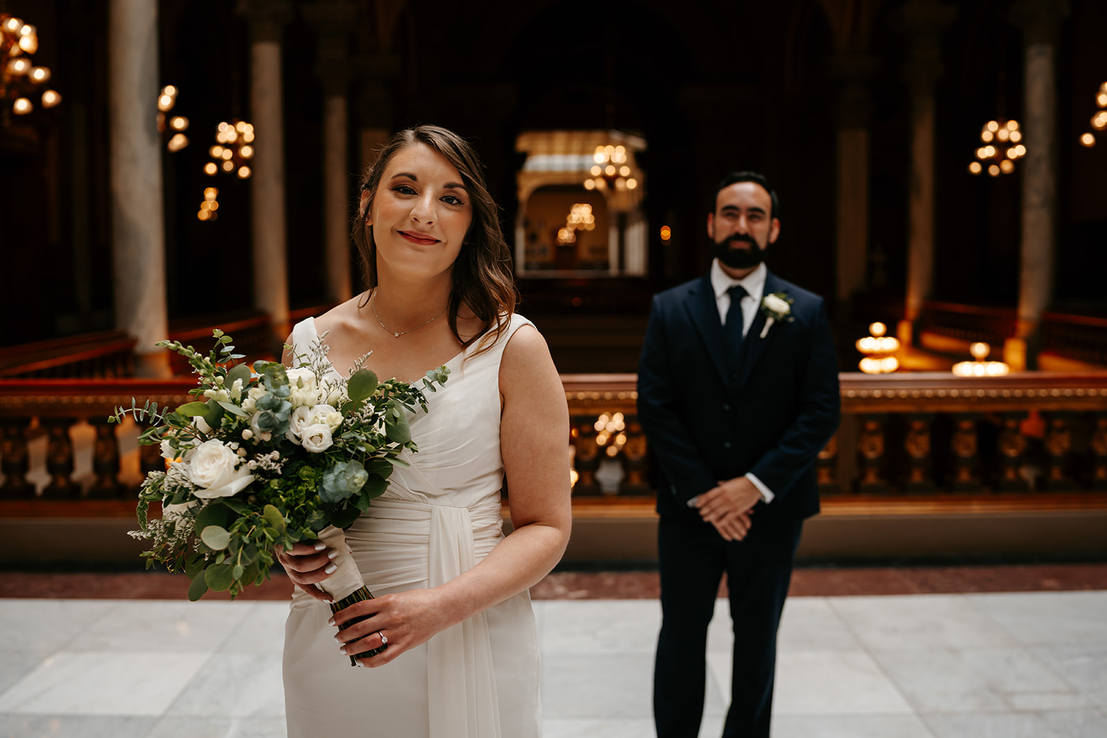 Hannah and Carlos Indianapolis Courthouse Wedding