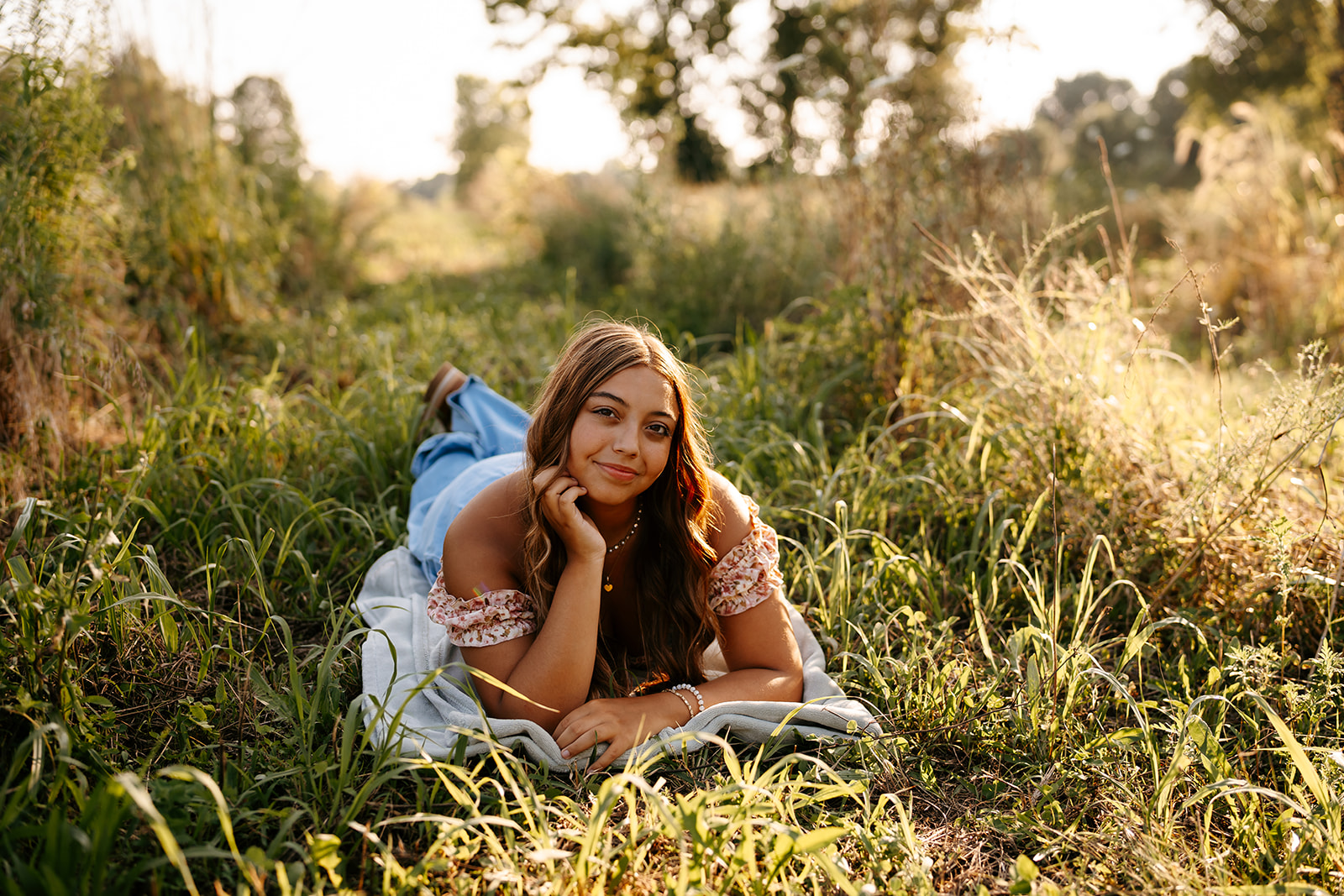 Isabelle Senior Photos in West Lafayette, IN