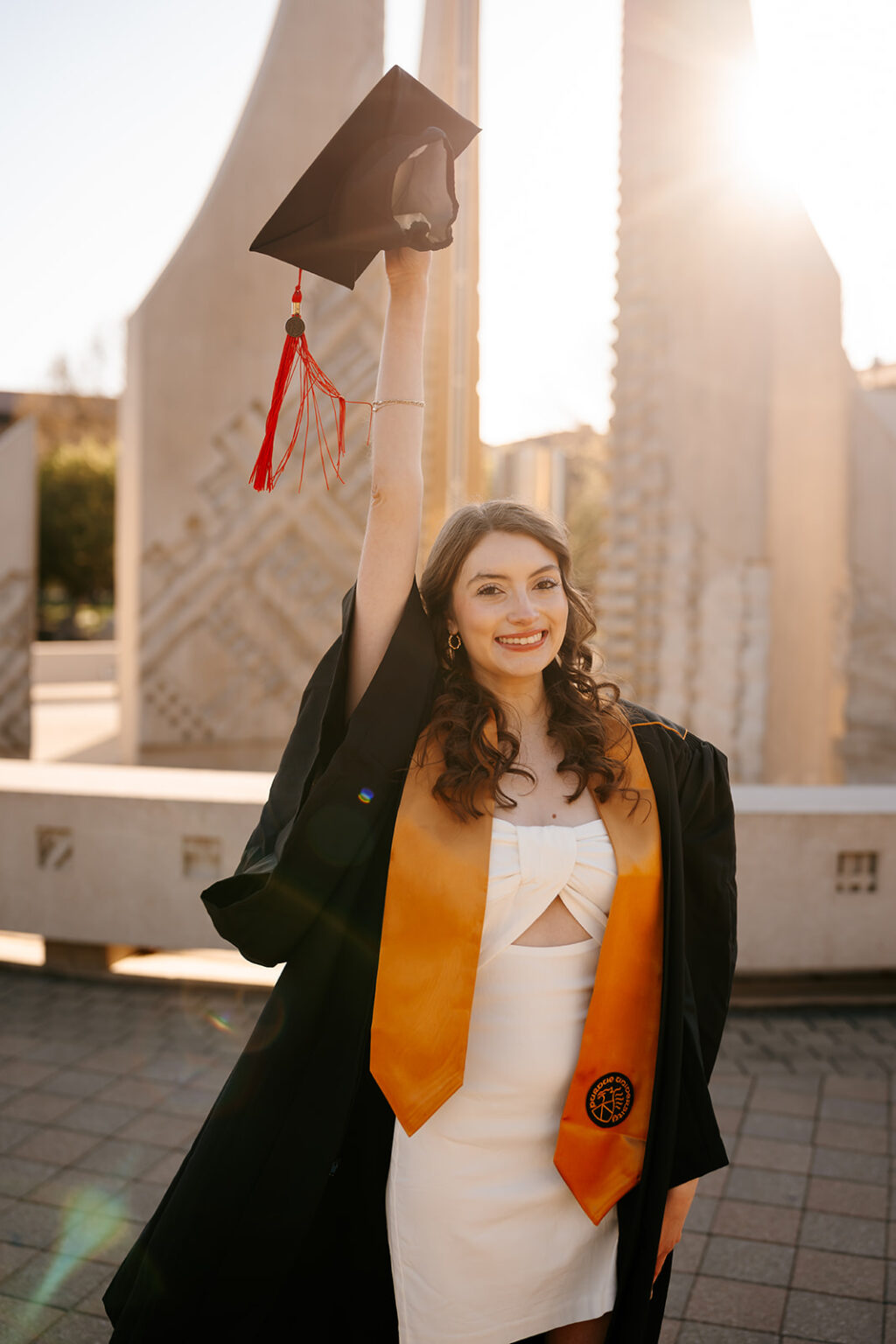 Graduation photos at Purdue University with Kennedy